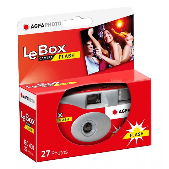 AgfaPhoto LeBox Flash Disposable Film Camera [27 Exp]