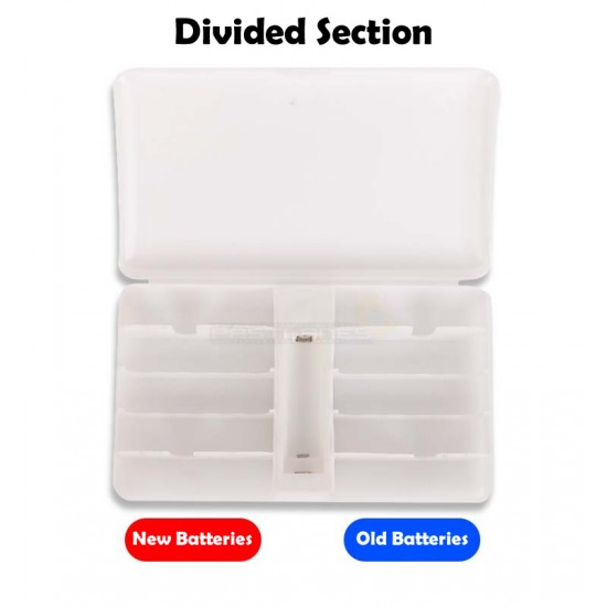 AA / AAA Battery Storage Box With Battery Tester