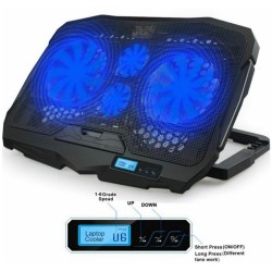 Adjustable Laptop Cooling Pad With Display