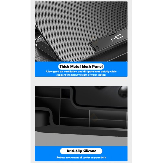MC Laptop Adjustable Cooling Pad
