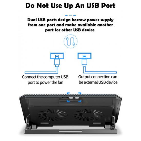 MC Laptop Adjustable Cooling Pad