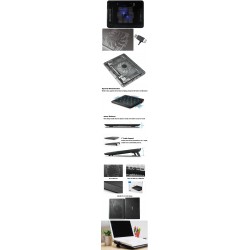 N19 Laptop Notebook Cooling Pad [1 Fan]