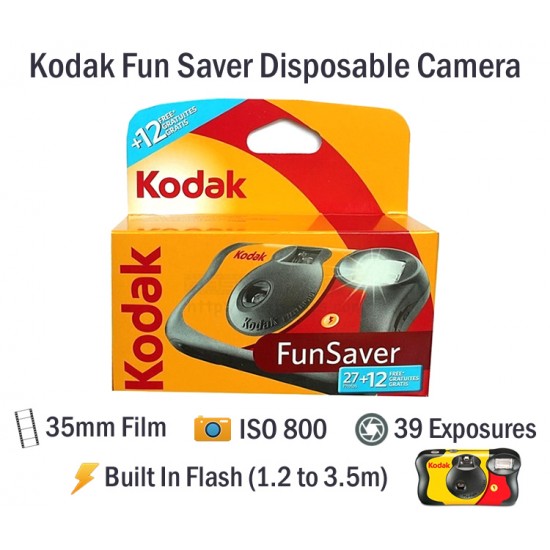 Kodak Fun Saver Disposable Film Camera [39 Exp]
