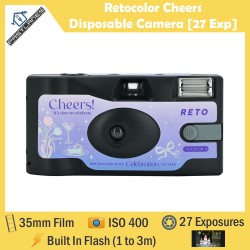 Reto Retocolor Cheers Disposable Camera With Pre-Exposed Patterns [27 Exp]