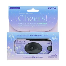 Reto Retocolor Cheers Disposable Camera With Pre-Exposed Patterns [27 Exp]