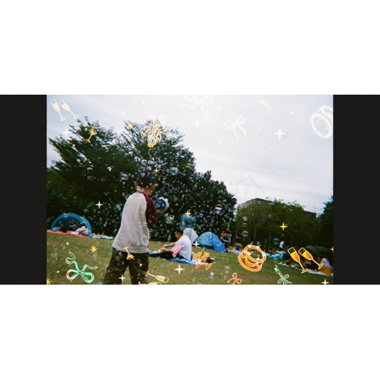 Reto Retocolor Cheers Disposable Camera With Pre-Exposed Patterns [27 Exp]