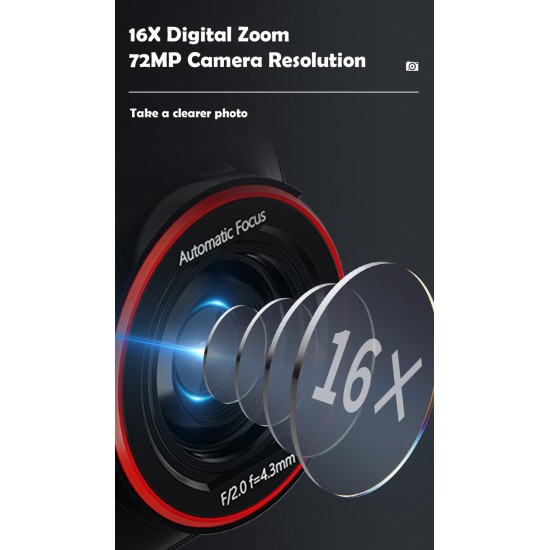 Dual Screen 72MP Digital Camera