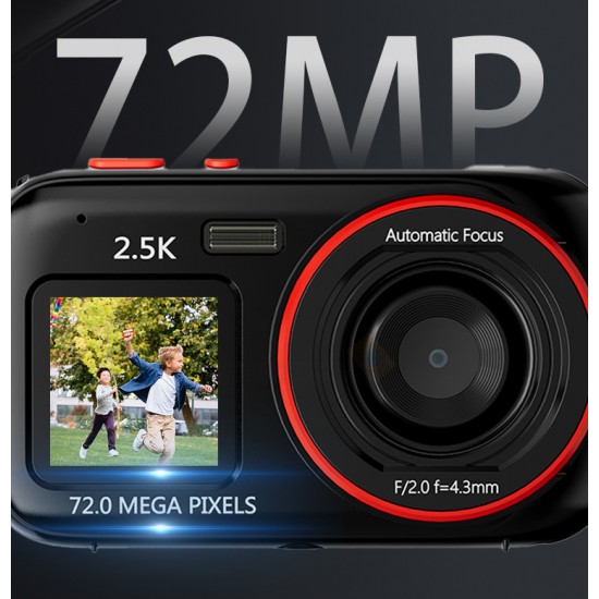 Dual Screen 72MP Digital Camera