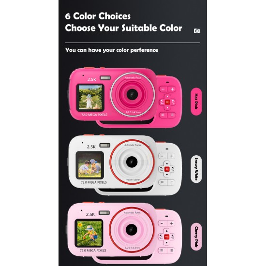 Dual Screen 72MP Digital Camera