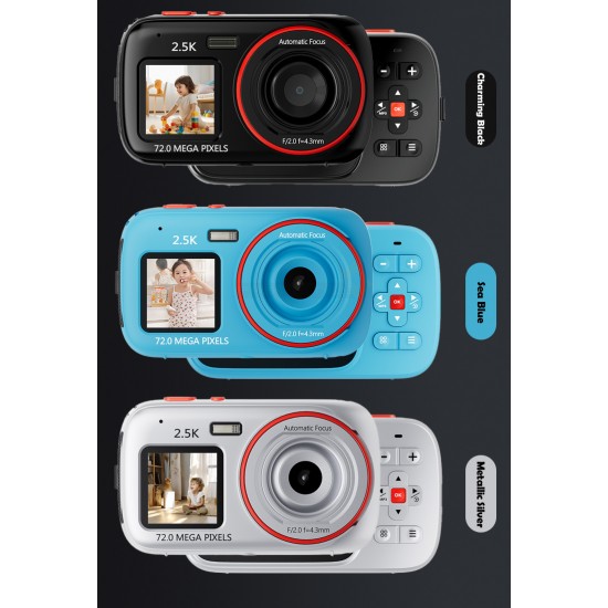 Dual Screen 72MP Digital Camera