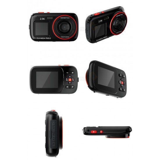 Dual Screen 72MP Digital Camera