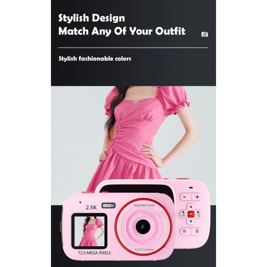 Dual Screen 72MP Digital Camera