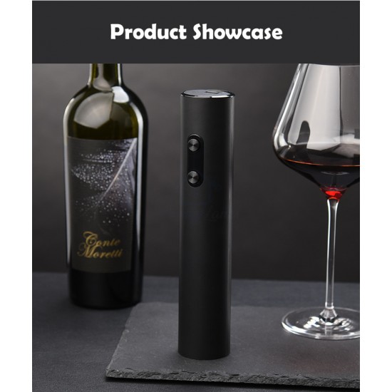 Electric Wine Bottle Opener Pourer Storage Set