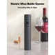 Electric Wine Bottle Opener Pourer Storage Set