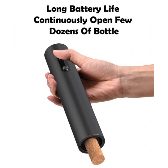 Electric Wine Bottle Opener Pourer Storage Set