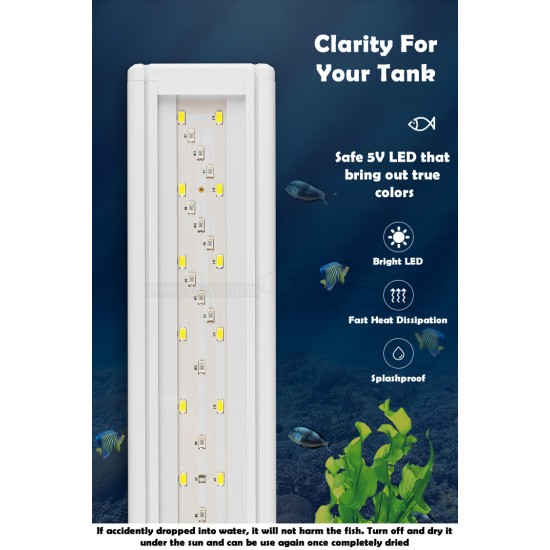 USB Fish Tank LED Light Bar