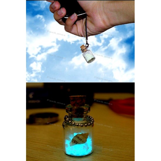 Glowing Star Sand Seashell Wishing Bottle