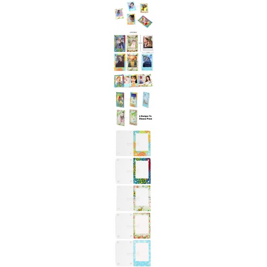 Acrylic Magnetic Mini Photo Pattern Frame [1 Slot]