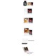 Acrylic Square Photo Frame Stand [2 Slots]