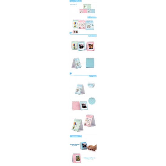 Calendar Album For Instax Square And Mini Film