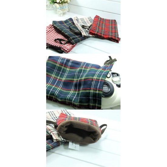 Checkered Pouch Bag