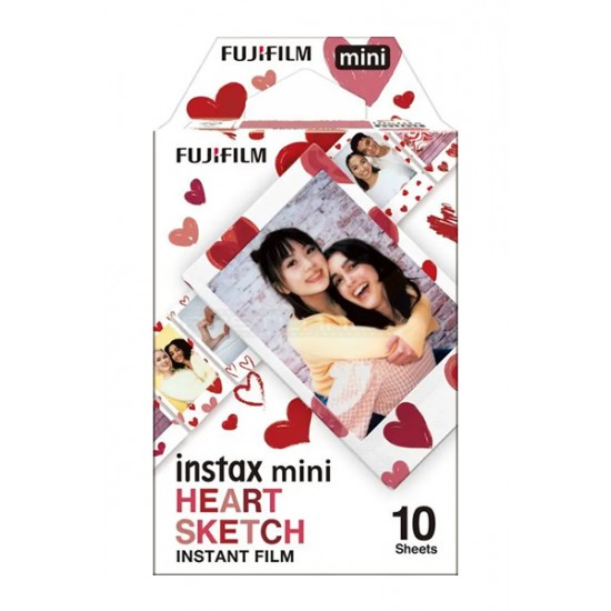 Fujifilm Instax Mini Film (Heart Sketch)
