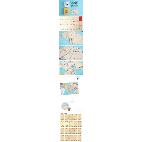 Instax Film Skin Sticker (Forest Friends) [Mini Film]