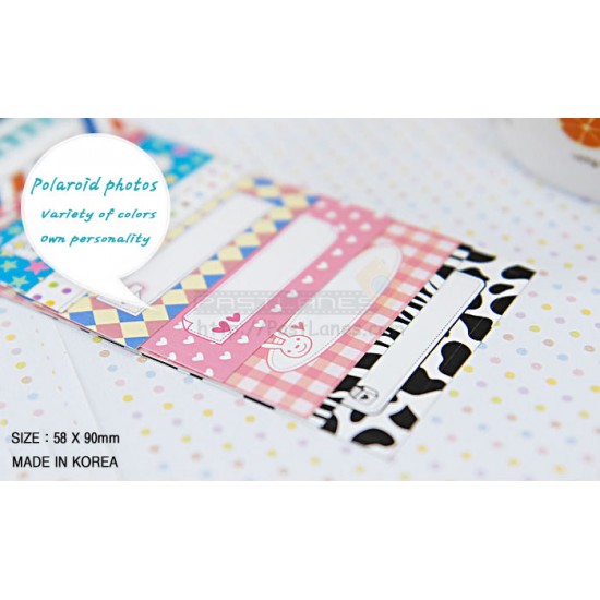 Instax Film Skin Sticker (Message Memo Pattern) [Mini Film]