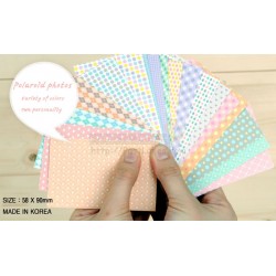Instax Film Skin Sticker (Milky Pastel Color Pattern) [Mini Film]