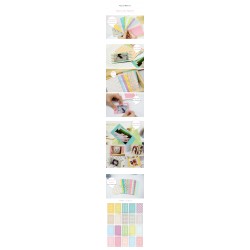 Instax Film Skin Sticker (Pastel Color Pattern) [Mini Film]