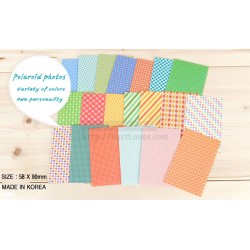 Instax Film Skin Sticker (Retro Color Pattern) [Mini Film]