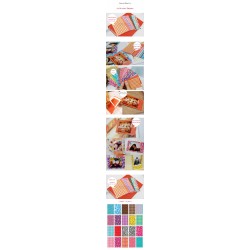 Instax Film Skin Sticker (Vivid Color Pattern) [Mini Film]