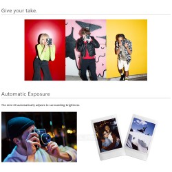 Fujifilm Instax Mini 40 Instant Camera + FREE Gift Bundle
