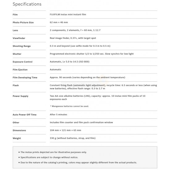 Fujifilm Instax Mini 40 Instant Camera + FREE Gift Bundle