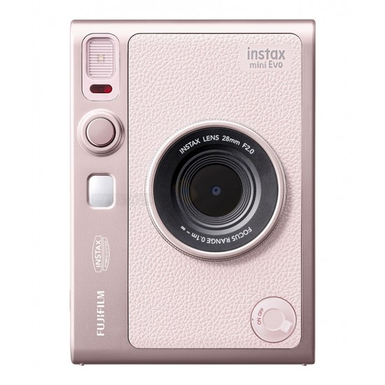 Instax Mini Evo Hybrid Digital Instant Camera (Gentle Rose)