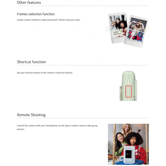 Instax LiPlay Hybrid Camera & Smartphone Photo Printer (Elegant Black)