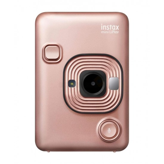 Instax LiPlay Hybrid Camera & Smartphone Photo Printer (Blush Gold)
