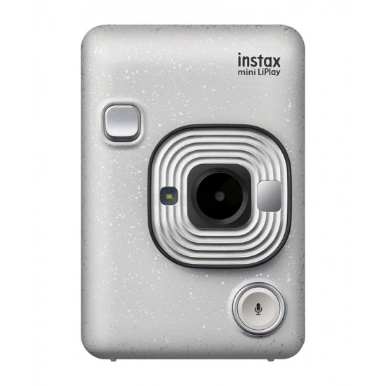 Instax LiPlay Hybrid Camera & Smartphone Photo Printer (Stone White)
