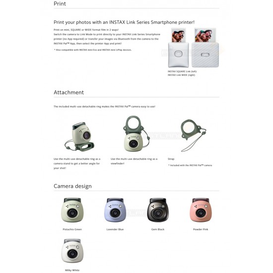 Fujifilm Instax Pal Digital Camera