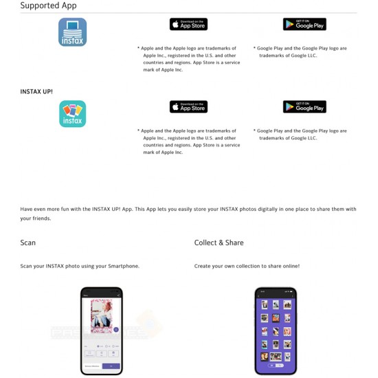 Instax Square Link Smartphone Photo Printer (Ash White)