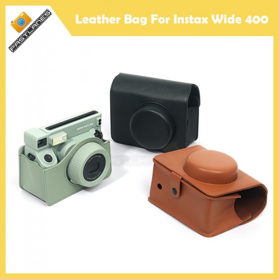 Leather Bag For Instax Wide 400