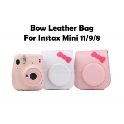 Instax Mini 11 Bow Leather Bag