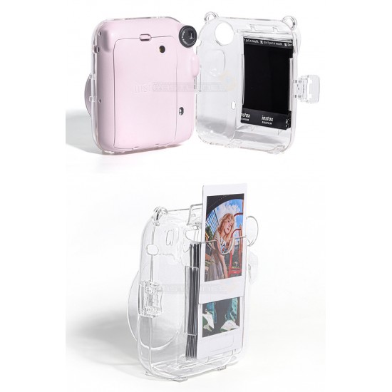 Instax Mini 12 Crystal Case With Photo Slot