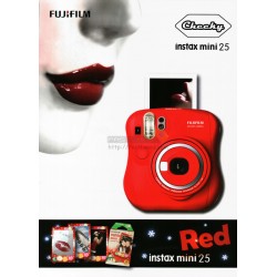 Fujifilm Instax Mini 25 Camera (Red) + Mystery Gift