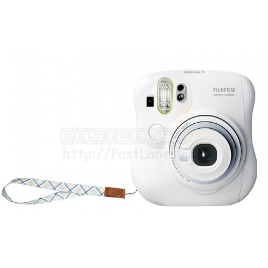 Fujifilm Instax Mini 25 Camera (White) + Mystery Gift