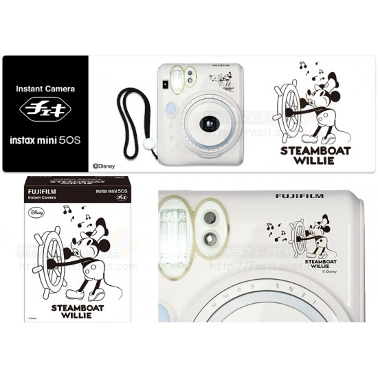 Fujifilm Instax Mini 50S Piano Camera (Mickey) [Steamboat Willie]