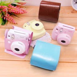 Leather Bag For Instax Mini 8, Mini 8+, Mini 9