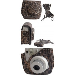 Metallic Style Leather Bag For Instax Mini 8, Mini 8+, Mini 9