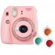 Fujifilm Instax Mini 9 Camera (Clear Pink) + Mystery Gift