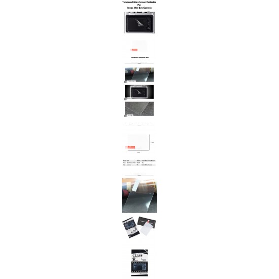Tempered Glass Screen Protector For Instax Mini Evo Camera